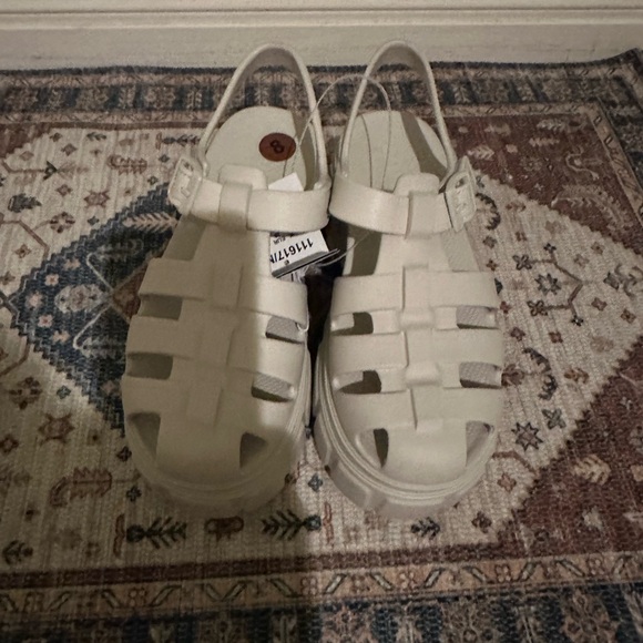 Skechers Womens Platform Wedge Sandals Chunky Block Heeled Adjustable Buckle.sz8 - Picture 3 of 8